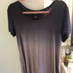 NWT Kenneth Cole purple ombre tee